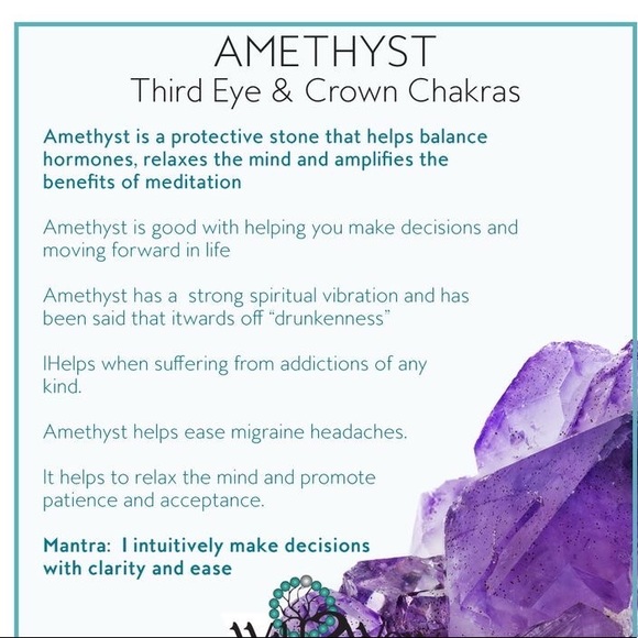 Copper Electroplated Amethyst Point | Antique Brass Chain Necklace - Picture 6 of 6